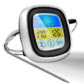Miniatyrbild 1 av 5: Touchscreen Kötttermometer Matlagningstermometer BBQ Grill Röktermometer Timer Varning Matlagning Bakning Ugn Digital Termometer