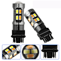 Pikkukuva 3 / 4: 2x 3157 Switchback LED Vilkkuvalo 4157na 3457a LED-polttimot 3156 Valkoinen Oranssi
