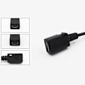Miniatyrbilde 3 av 5: 1 I 2 Otg Micro Usb Host Strøm Y Splitter Usb Adapter Til Mirco 5 Pin Hann Hunn Kabel Slitesterk Micro Usb Otg Kabel