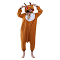 Pikkukuva 4 / 5: Reedca Totoro Aikuisten Onesie Halloween Cosplay Asut Anime Pyjamat Yhteensopiva Naisten Ja Tyttöjen Kanssa, napitus Deer1 XL