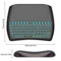 Miniatyrbild 2 av 5: Qwert Mini Trådlöst Rese-Tangentbord Bluetooth för iPad Pro 2020 8:e 7:e 6:e Tangentbord