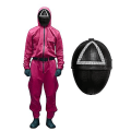 Miniatyrbillede 4 af 4: Tv Squid Game Sort Maske Cosplay Runde Seks Firkant Cirkel Trekant Hjelm Masker