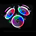 Miniatyrbillede 4 af 5: Computer CPU LED RGB Kabinet Blæser Computer Køler 120mm