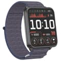 Miniatyrbilde 3 av 5: [LCS] For Garmin Venu X1 håndleddsstropp Magic Tape Nylon Loop klokkereim med metallring Multicolor Midnight Blue