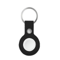 Miniatyrbillede 3 af 4: AirTag beskyttelsesærme, læder all-inclusive anti-drop anti-tab nøglering brown