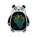 Miniatyrbilde 1 av 2: 8,5 tommer Panda Elektronisk Skrivebrett Tegnebrett for Barn Panda