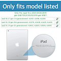 Miniatyrbillede 4 af 4: iPad 10.2 Tommer Cover Foldbart Sort
