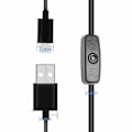Miniatyrbilde 3 av 3: 3a USB Type C-kabel med av/på-bryter Strømknapp Raspberry Pi Telefonlading