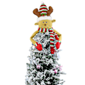 Miniatyrbillede 1 af 5: Juletræstop Snemand Juledekoration Ornament Elk