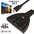 Miniatyrbillede 3 af 4: 3PORT HDMI Switch Splitter Kabel 4K * 2K 2160p multi Switc