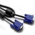 Miniatyrbilde 3 av 5: VGA videokabel, VGA til VGA. Egnet for videoskjermer, personlige datamaskiner, bærbare datamaskiner, TV-er, projektorer, etc.