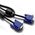 Miniatyrbillede 3 af 5: VGA-videokabel, VGA til VGA. Velegnet til videoskærme, personlige computere, bærbare computere, tv'er, projektorer osv.