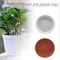 Miniatyrbillede 4 af 5: 10 stk. Plastik Rund Hjemmehave Blomsterpottebakke Sort 14cm x 1.9cm