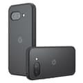Til Google Pixel 9a Cover Skin-Touch TPU+PC Mat Telefoncover, Gennemsigtig Sort