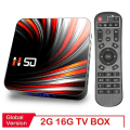 Miniatyrbilde 1 av 5: Tv-boks Android 10 2 GB 16 GB 4K H.265 Mediaspiller 3D-video 2,4 GHz 5 GHz Wifi Bluetooth Smart Tv-boks Set Top Box EU PLUG