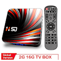 Miniatyrbillede 1 af 5: Tv Boks Android 10 2gb 16gb 4k H.265 Media Afspiller 3d Video 2.4g 5ghz Wifi Bluetooth Smart Tv Boks Set Top Boks EU PLUG