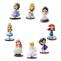 Miniatyrbillede 1 af 4: 8 stk. Prinsesse Sopia Snehvide med base Børne Dukke Model C