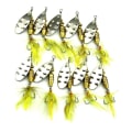Miniatyrbilde 5 av 5: 10 stk/sett Fiske Lokkemidler Metall Spinner Kunstig Fiskeutstyr Spinnerbait Crankbait Tilbehør 1