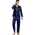 Miniatyrbillede 1 af 4: Herre Plus Size Forår Og Sommer Pyjamas, Langærmet Løs S
