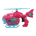 Miniatyrbild 1 av 4: Rolig Magisk Bubbelblåsare Bubbelmaskin Elektrisk Automatisk Bubbelmaskin Tecknad Helikopter (Rosa)