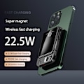 Miniatyrbild 5 av 5: Trådlös Powerbank Magnetisk Portabel Laddare 20000mAh med PD 22.5W Snabbladdning USB-Port för iPhone Galaxy(FMY)