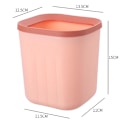 Pikkukuva 2 / 4: Pieni roskakori työpöydälle, pieni roskis kotitalouksien siivoustyökalut kotiin ja toimistoon Pink
