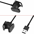 Miniatyrbillede 2 af 2: 100cm USB Oplader Dock Adapter Kabel Ledning For Fitbit Charge 3 4 Armbånd