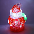 Miniatyrbilde 5 av 5: Santa Claus 3D Akryl 16 LED Lys Tegneserie Lampe Juledekorasjon
