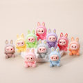 Miniatyrbillede 9 af 11: Labubu Macaron Udvalgt Mini Dukke Blind Box Candy Farve Håndlavet Model Skrivebord Udsøgt Ornament Mystisk Boks Perifere Gaver Random 1 pcs
