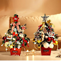 Miniatyrbillede 5 af 5: Mini Kunstigt Juletræ til Skrivebord 45cm Julepynt RED