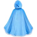 Miniatyrbilde 5 av 5: Party chili pels prinsesse hettekappe kapper kostyme for jenter utkledning Red 3-4t