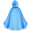 Miniatyrbilde 5 av 5: Party chili pels prinsesse hettekappe kapper kostyme for jenter utkledning Red 4-5t