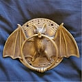Miniatyrbilde 4 av 4: Solid Messing Retro Flaggermus Dørhammer Kraftig Dørhammer Hjem Frontdør Dekorasjon Coppery