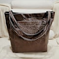 Miniatyrbild 1 av 4: Dam Höst Vinter Canvas Väska Axelremsväska Crossbody Messenger Bag Stor Handväska Tote Dark Coffee