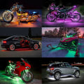 Miniatyrbilde 2 av 5: 12 stk. RGB Bluetooth Motorsykkel LED Lys Neonstripe App Kontrollsett