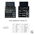 Miniatyrbild 1 av 11: Tpm2.0 Säkerhetsmodul Stöder Multibrand Moderkort 20-1p blue For GIGABYTE 12Pin LPC