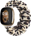 Armband kompatibelt med Fitbit Sense / Versa 3, armband för kvinnor Leopard