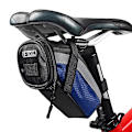 Miniatyrbillede 1 af 5: Cykeltaske til sadel, bærbar cykelopbevaring Cykelsadel Bag Cykelsadel Bagværktøj Blue