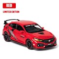 Pikkukuva 3 / 5: 1:32 HONDA CIVIC TYPE R Painevalettu Automalli (Punainen)