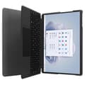 Miniatyrbilde 3 av 5: [LCS]For Microsoft Surface Pro 10 Pro 11-deksel PU-skinn sammenleggbart stativ Folio nettbrettdeksel - Grå Multicolor Dark Blue