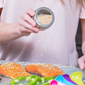 Miniatyrbillede 3 af 5: Udendørs Bærbar Rejse Picnic Grill Campingudstyr Krydderiglas Rustfrit Stål Krydderi Salt Køkken Madlavningsredskaber