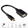 Miniatyrbild 2 av 3: Micro Usb B Hane Till Usb A Hona Otg Adapter Konverteringskabel För Android Samsung