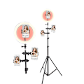 Miniatyrbillede 3 af 5: Selfie Ring Light med Tripod Stativ style3