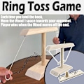 Pikkukuva 1 / 3: Ring Swing -juomapeli, renkaanheittopeli, irrotettava pöytämallinen koukku- ja rengaspeli, yhteensopiva kotiin Square B