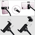 Miniatyrbillede 2 af 4: Led Selfie Ring Light Telefonholder Fleksibelt Stativ Lang Arm Kompatibel med Stream Live Lampe