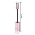 Miniatyrbillede 3 af 4: Usb-c Type-c Til 3.5mm Jack Aux Hovedtelefon Audio Splitter Oplader Adapter Kabel Tyrant Gold