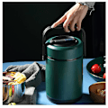 Miniatyrbild 5 av 5: 304 Rostfritt Stål Lunchlåda Portabel Termisk Isolerad Bento B