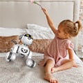 Miniatyrbillede 4 af 4: Fjernstyret Robot Hundelegetøj til Elektroniske Kæledyr 22cm - Hvid