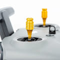 Miniatyrbillede 2 af 5: FPV drone justerbar aluminiumlegering joystick udvidet tommelfinger rocker gyldne joysticks til DJI FPV fjernbetjening 2 tilbehør