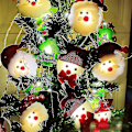 Miniatyrbild 3 av 3: 3m Snögubbe Jul Ljusslinga 20 LED Fairy Strings Dekoration TREE